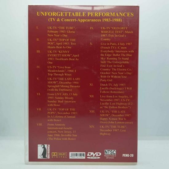 U2 unforgettable performances dvd neuf 1