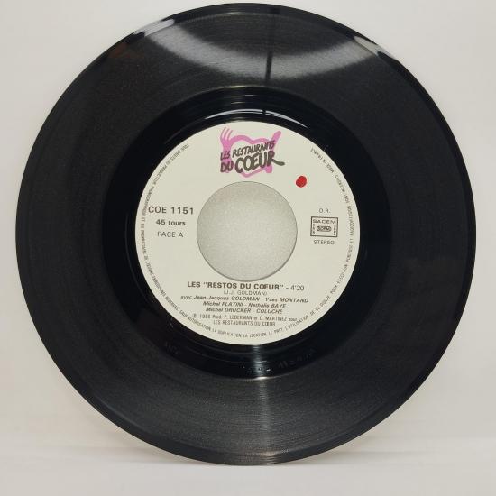 Various les restos du coeur single vinyle 45t occasion 2