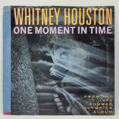 Whitney houston one moment in time pressage usa single vinyle 45t occasion