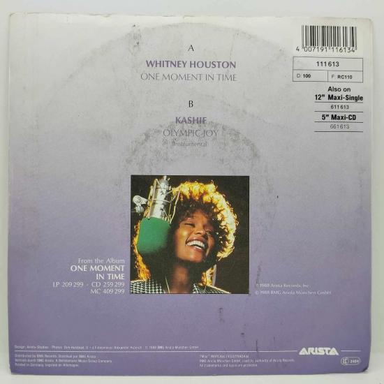 Whitney houston one moment in time single vinyle 45t occasion 1