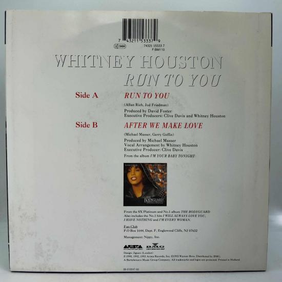 Whitney houston run to you single vinyle 45t occasion 1
