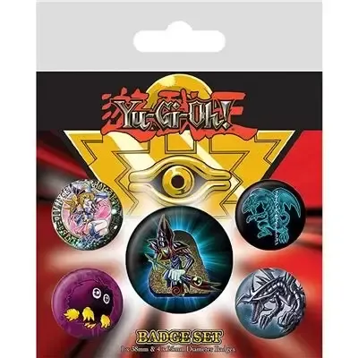 Yu gi oh dark magician pack 5 badges
