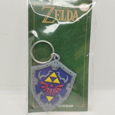 Zelda porte cles caoutchouc hylian shield 1