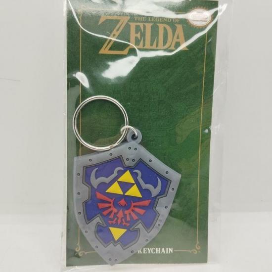 Zelda porte cles caoutchouc hylian shield 1