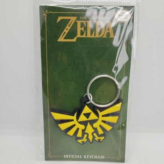 Zelda porte cles caoutchouc triforce 1