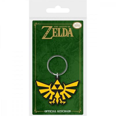 Zelda porte cles caoutchouc triforce