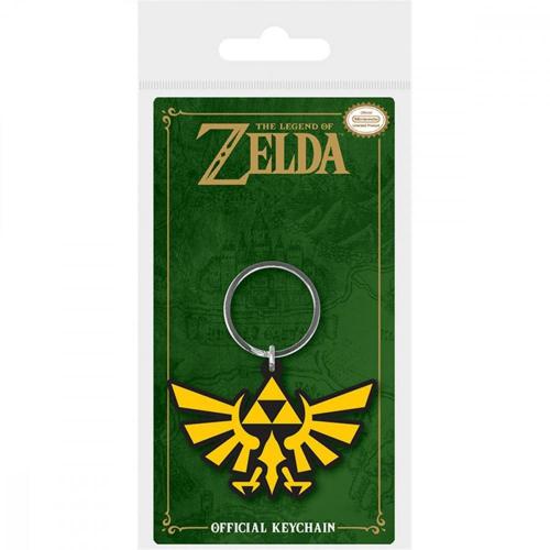 Zelda porte cles caoutchouc triforce