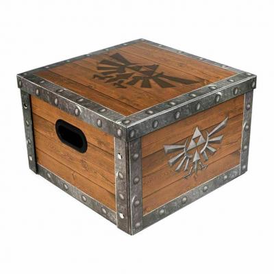 Zelda treasure chest boite de rangement 36 7 x 36 7 x 23 8cm